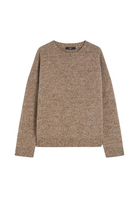 Maglia girocollo in filato di lana - NOCCIOLA Weekend MAXMARA | SIBARI011